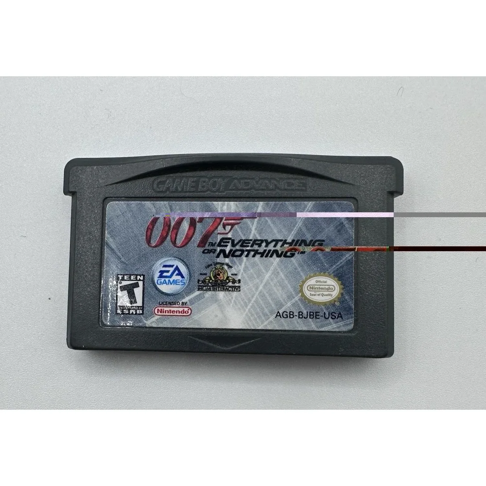 James Bond 007 Everything or Nothing Nintendo Game Boy Advance GBA AGB-BJBE-USA